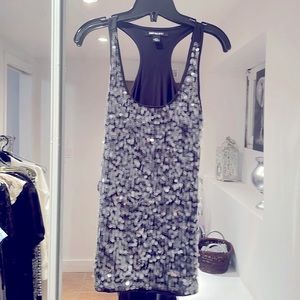 Sequins tank top worn once great for a night out!